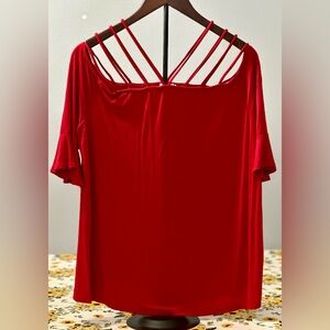 A New Day Red Blouse Top